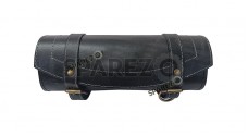 Royal Enfield Super Meteor 650 Genuine Leather Tools and Accessories Bag Black - SPAREZO